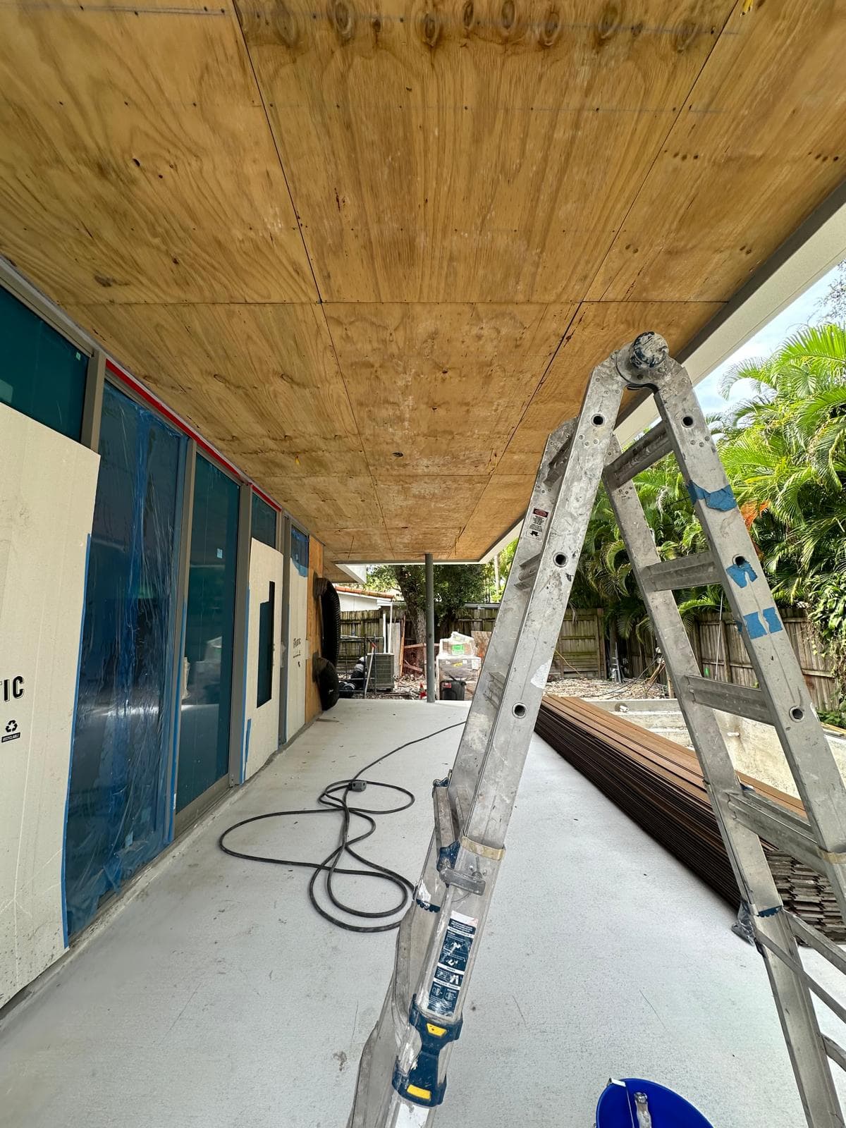 Professional waterproofing application